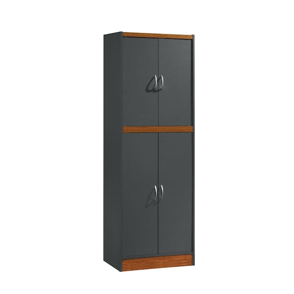 Made-To-Order 71.6 x 15.5 x 26.3 in. 4-Door Kitchen Pantry with 4-Shelves & 5-Compartments Grey & Oak MA2237032 - main
